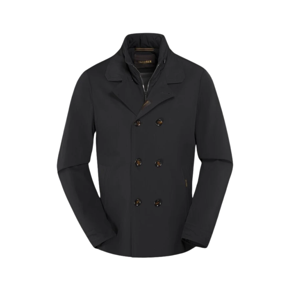 Moorer Men's Black Winter Jackets, M, Volmer-Kn Peacoat