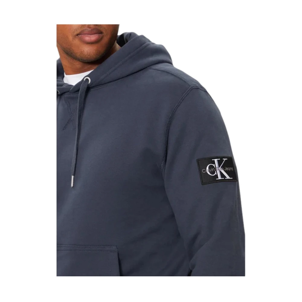 Calvin Klein Jeans Hoodie Sweatshirt Blue Heren