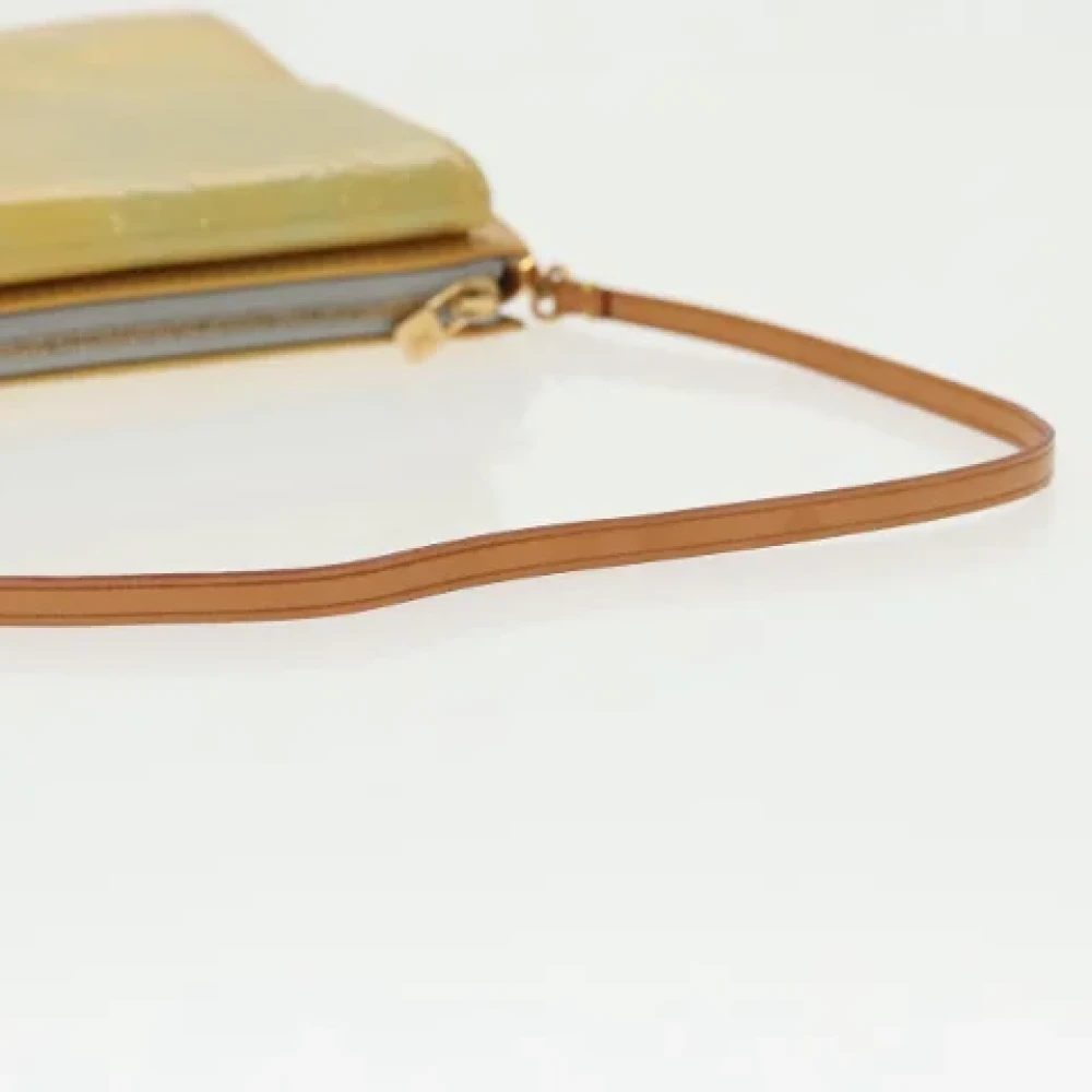 Louis Vuitton Vintage Pre-owned Leather shoulder-bags Yellow Dames