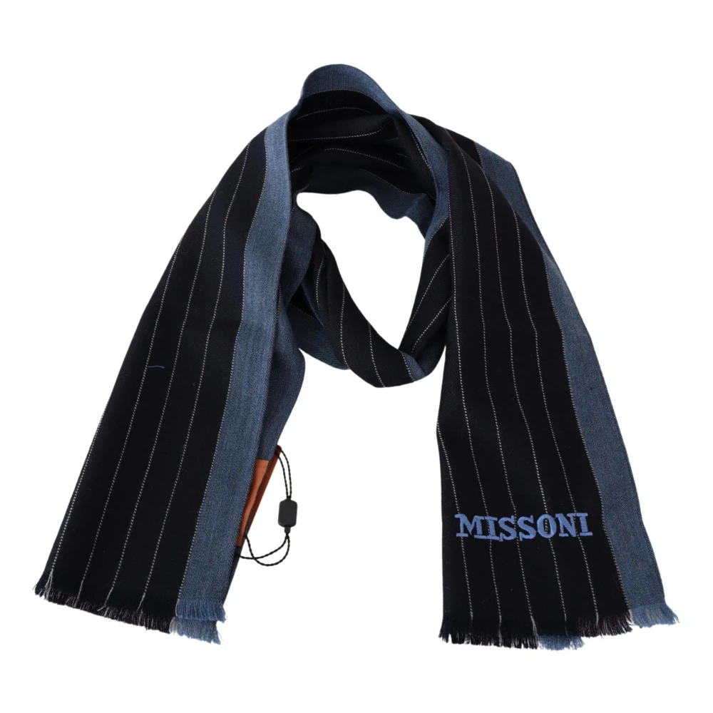 Missoni Herr Svart Accessoarer One Size, Underbar Halsduk
