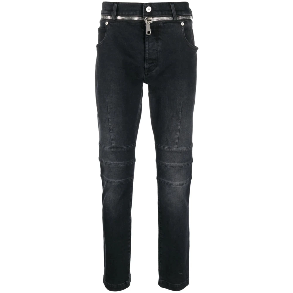 Balmain Slim-fit Jeans Black Heren