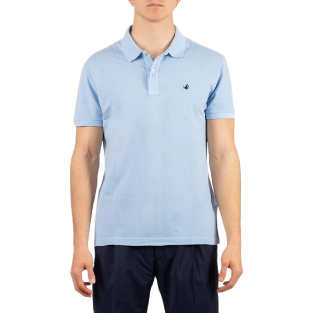 Brooksfield Mannelijk Blauw Tops Heren, L, Polo Shirt