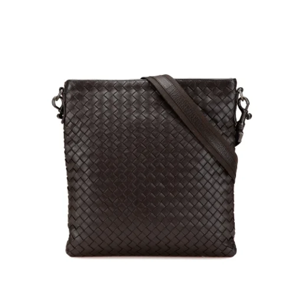 Pre-owned Leder crossbody-taschen - Bottega Veneta Vintage - Modalova