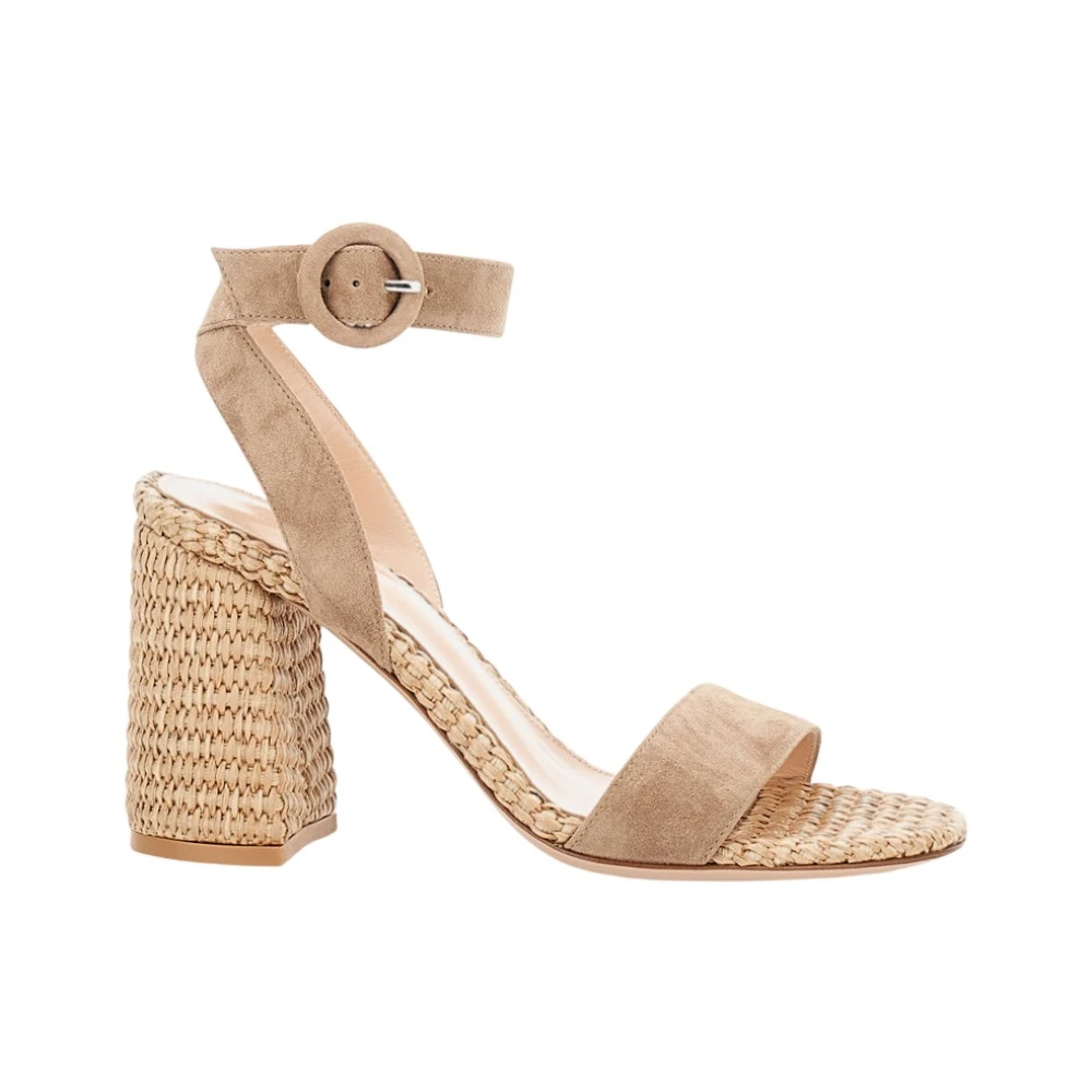 Gianvito Rossi High Heel Sandals - Female - High Heel Sandals - Beige - 3 1/2 Uk - Shoes