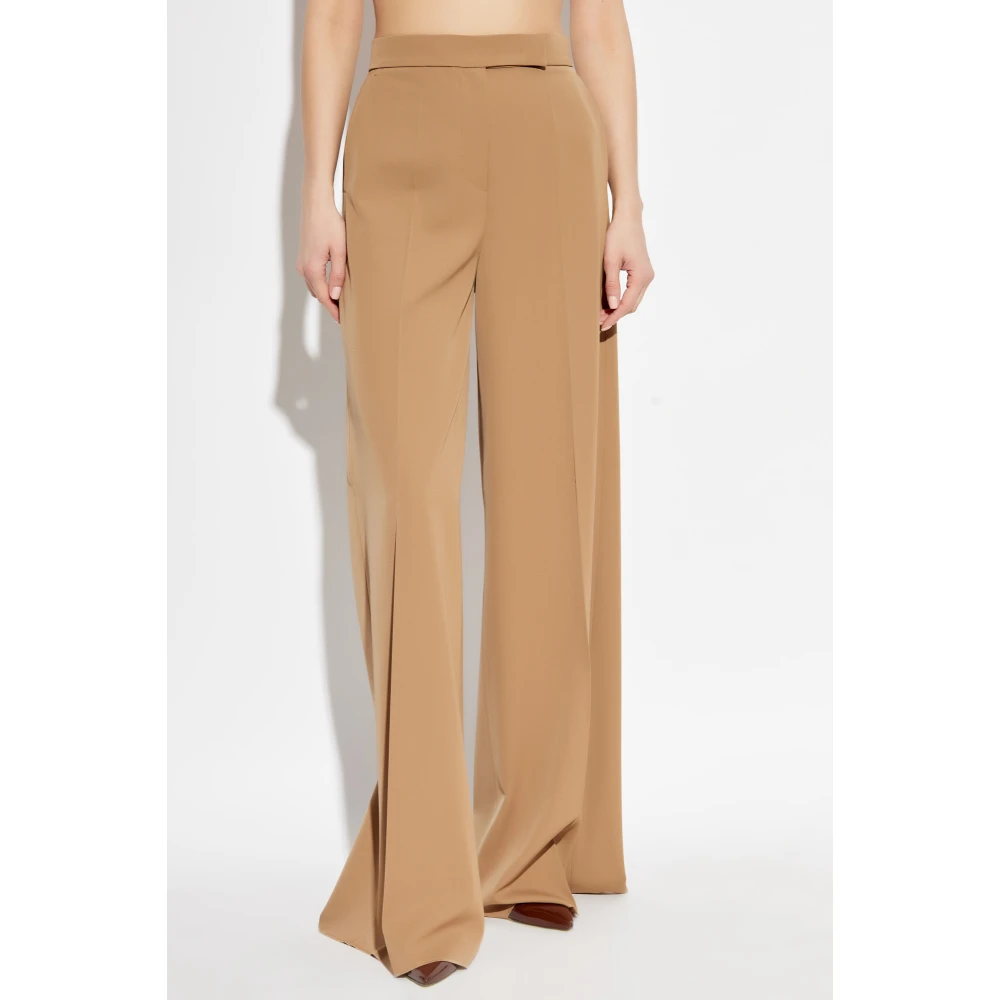 Max Mara Geplooide broek Ninfa Brown Dames