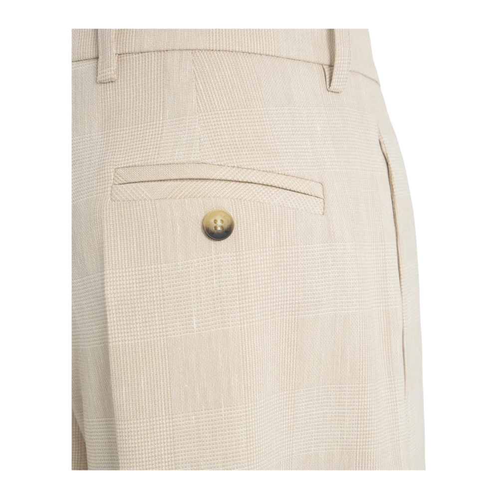 Kaos Beige Palazzo Broek Elegant Wide-Leg Beige Dames