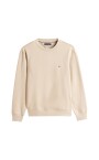 beige-crewneck-sweatshirt-met-geborduurd-logo