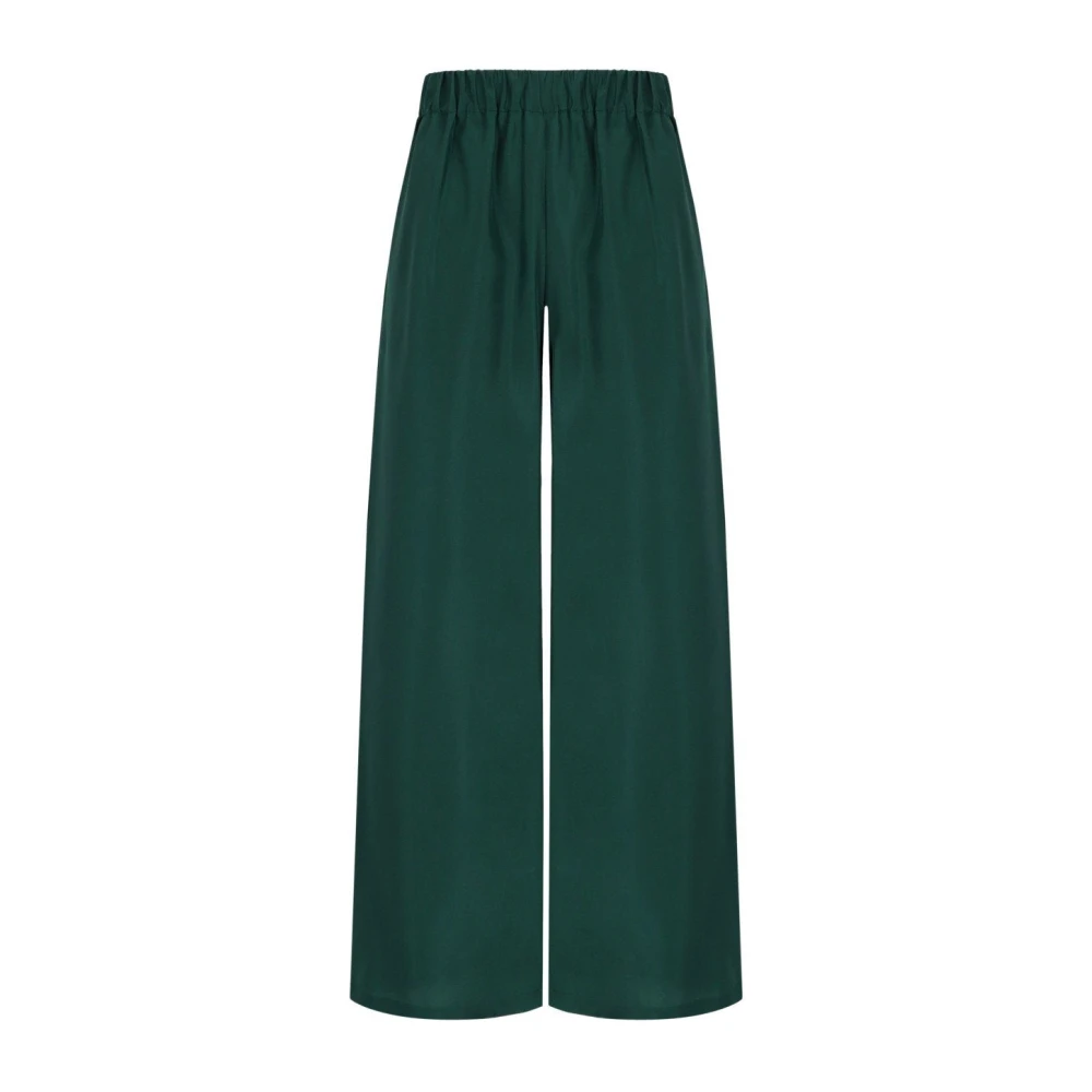 Weekend Max Mara Vrouw Groente Broeken Dames, Groen, 2XS, Zaino Broeken