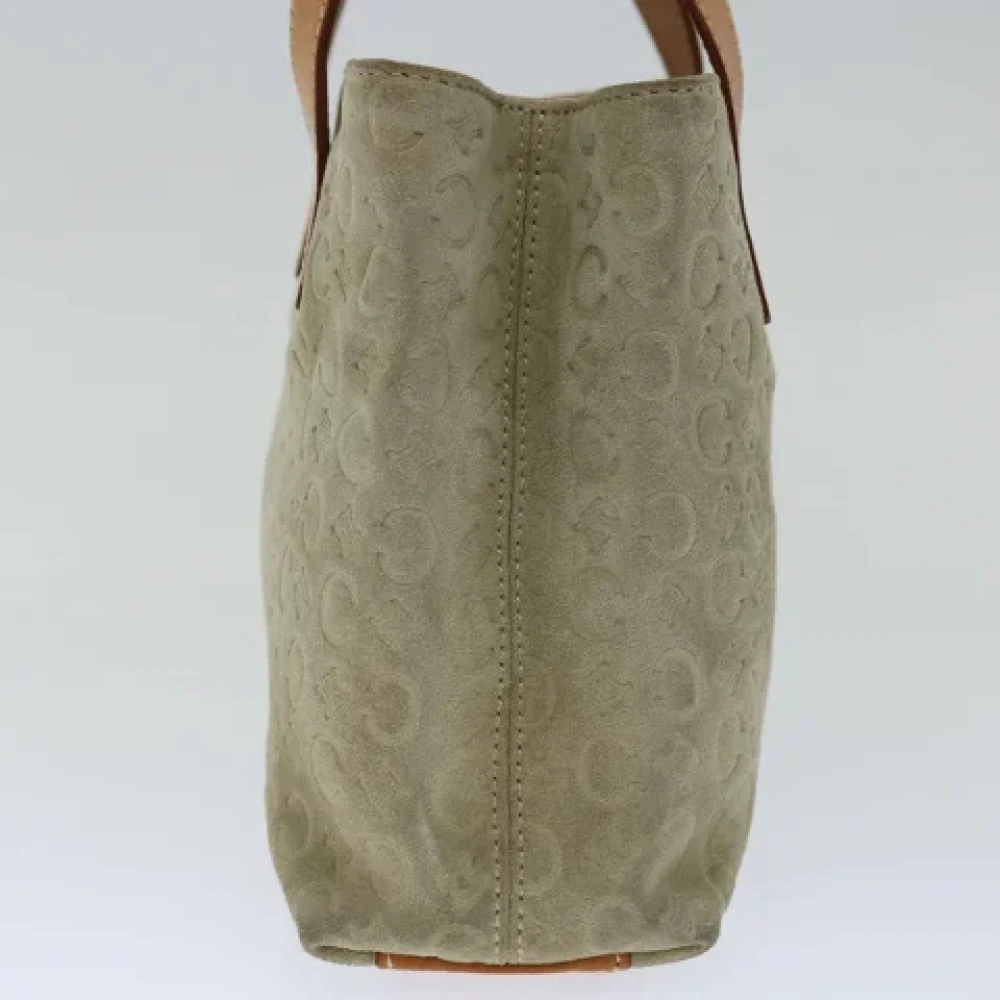 Celine Vintage Pre-owned Canvas handbags Gray Dames