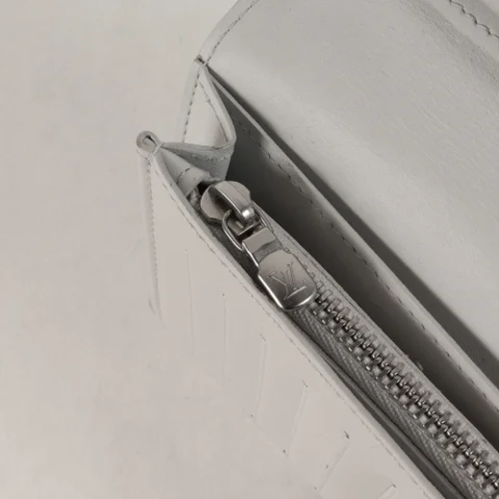 Louis Vuitton Vintage Pre-owned Leather wallets White Heren