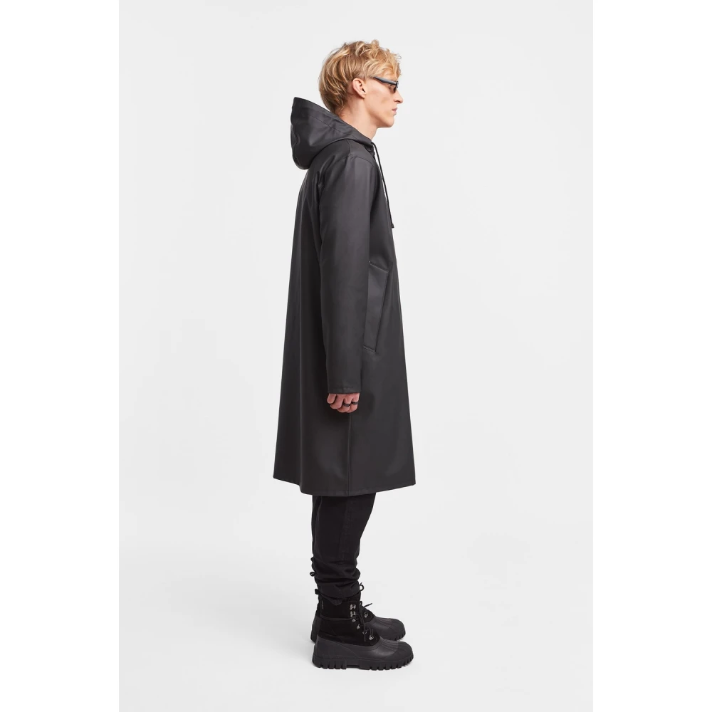 Stutterheim Urban Waterdichte Hooded Rits Parka Black Heren