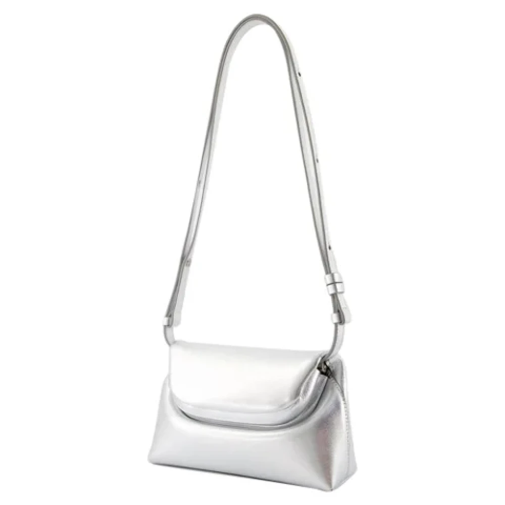 Osoi Leather shoulder-bags Gray Dames