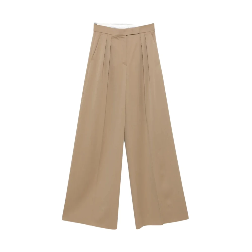 Max Mara Beige Mxmquorum Pantalone Lungo