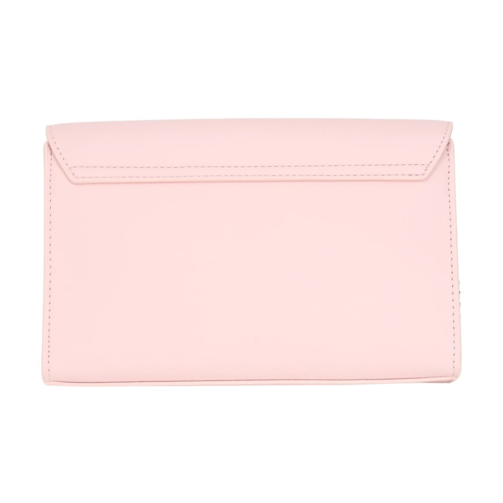 Love Moschino Roze Schoudertas met Metalen Logo Pink Dames