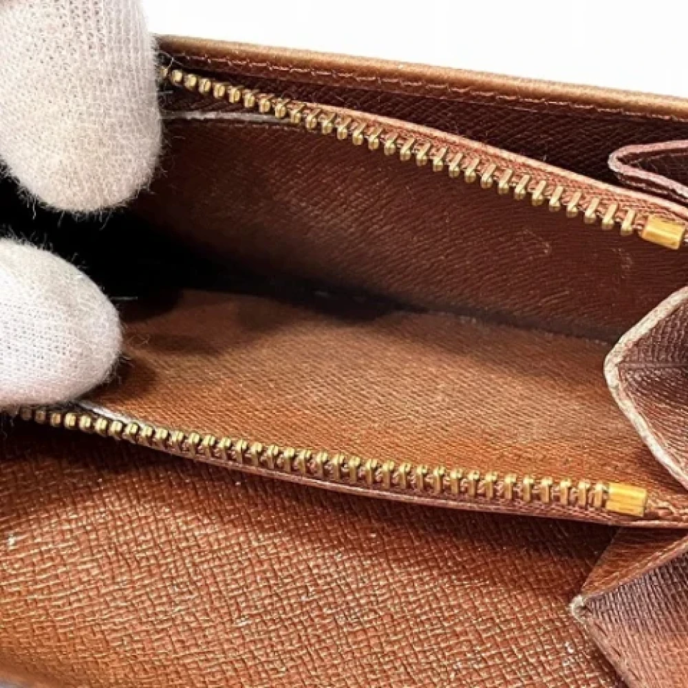 Louis Vuitton Vintage Pre-owned Canvas wallets Brown Dames