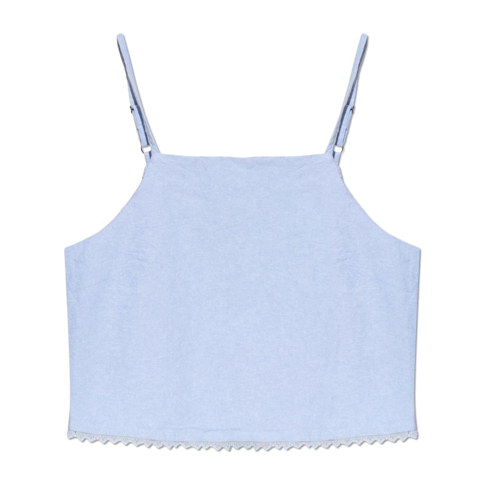 American Vintage Damen Blau Oberteile, Mgröße: