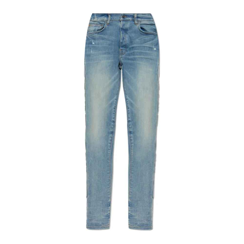 Amiri Jeans met logo Blue Heren