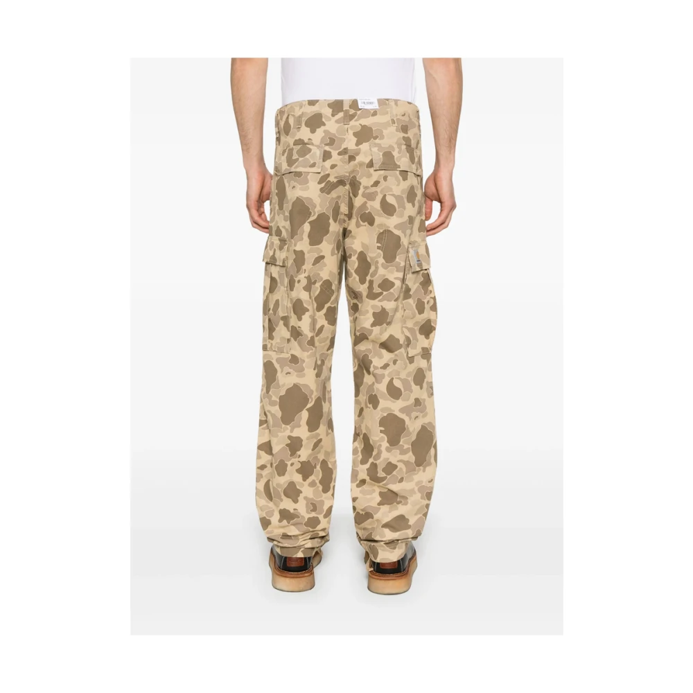 Carhartt WIP Lichtbruine Cargo Broek met Zakken Brown Heren