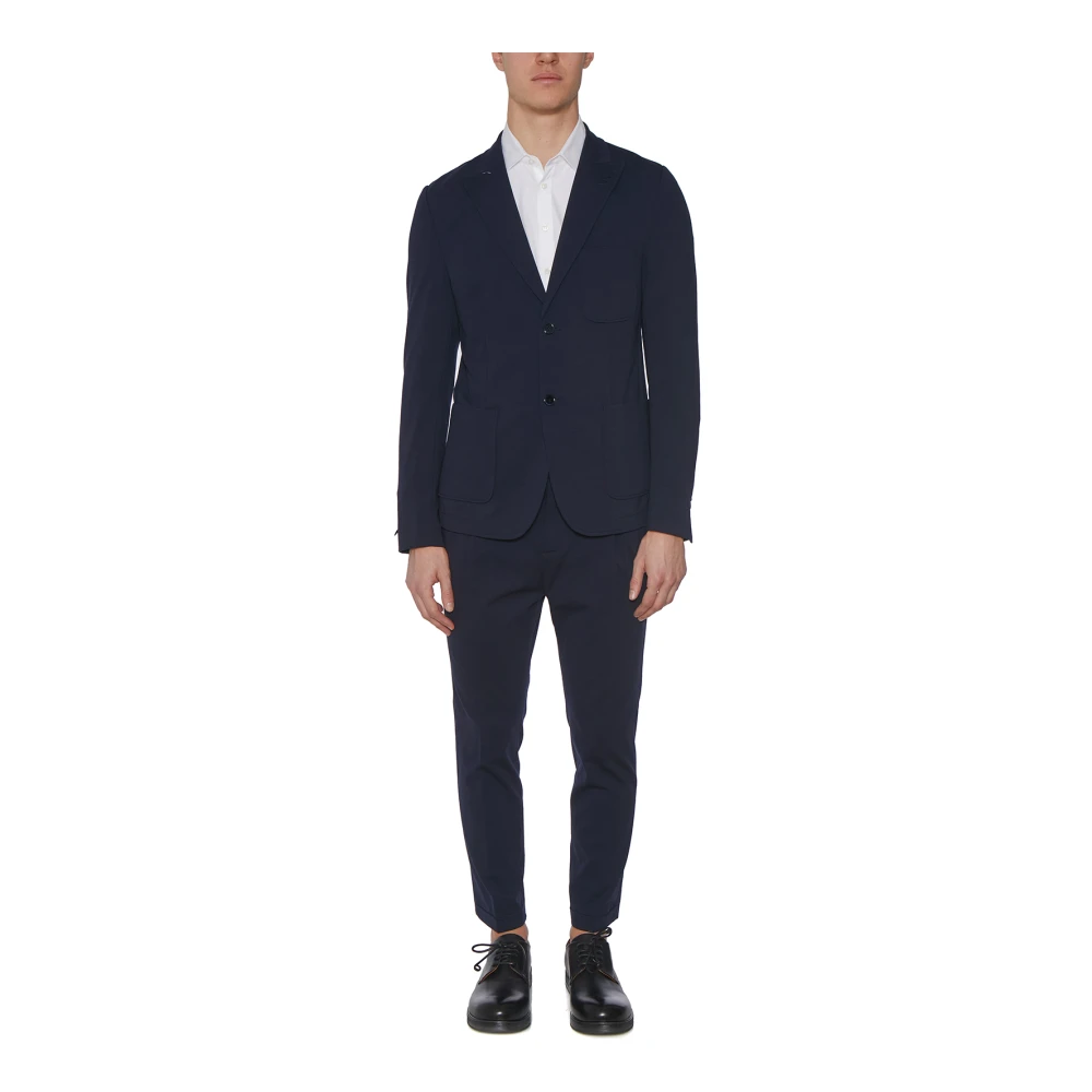 Daniele Alessandrini Katoenen Broek Blue Heren
