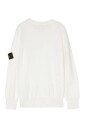 witte-sweater-met-logo-mouw