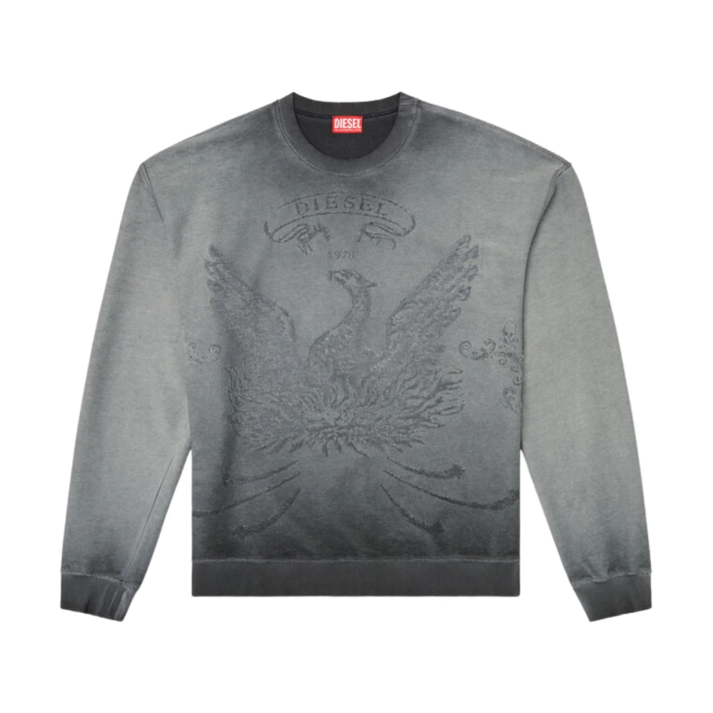 Diesel Grå S-Aron Felpa 020
