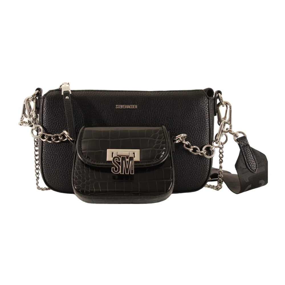 Steve Madden Stijlvolle Crossbody Tas Black Dames