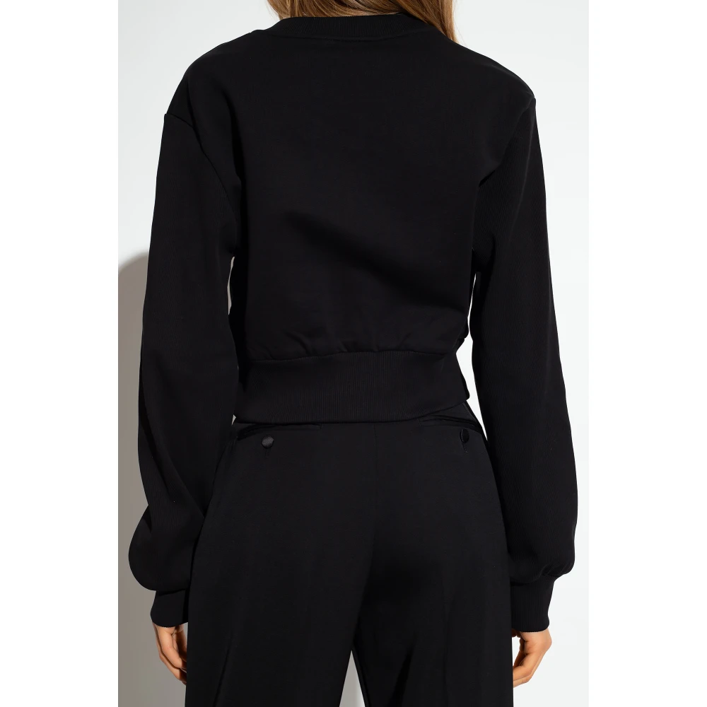 Dolce & Gabbana Sweatshirt met logo Black Dames