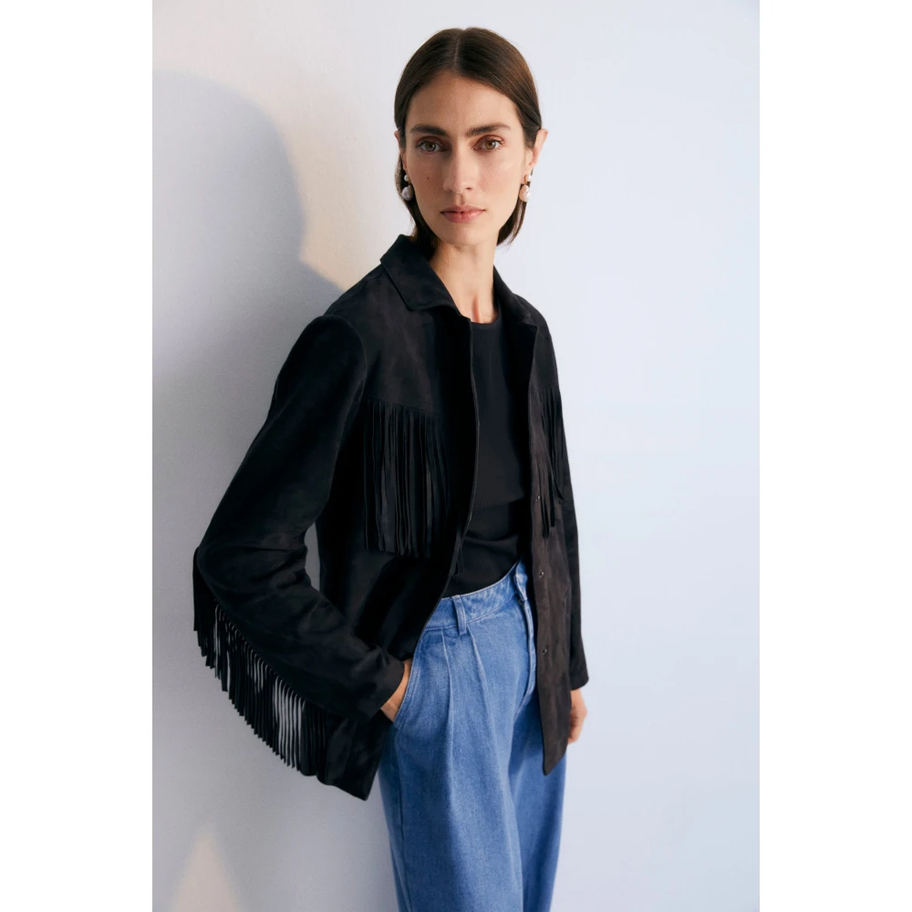The New Society Hydra Vrouw Jas Black Dames