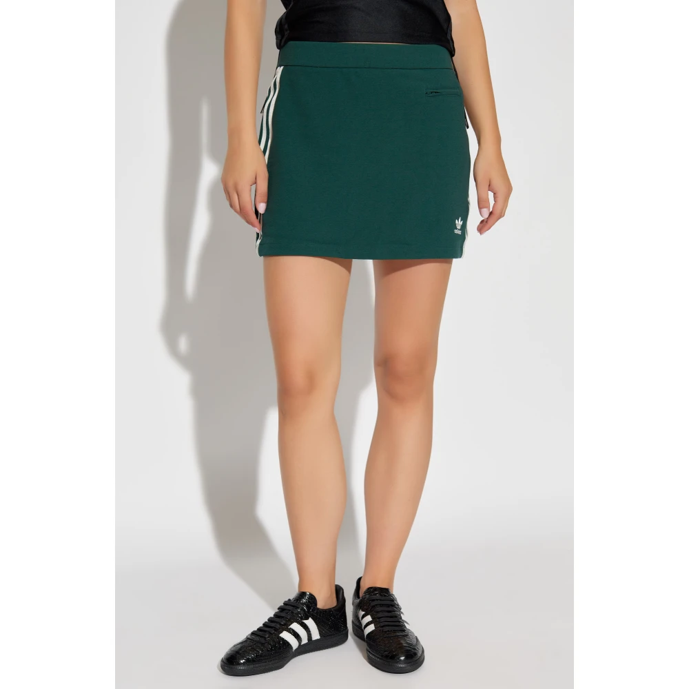 adidas Originals Rok met Logo Green Dames