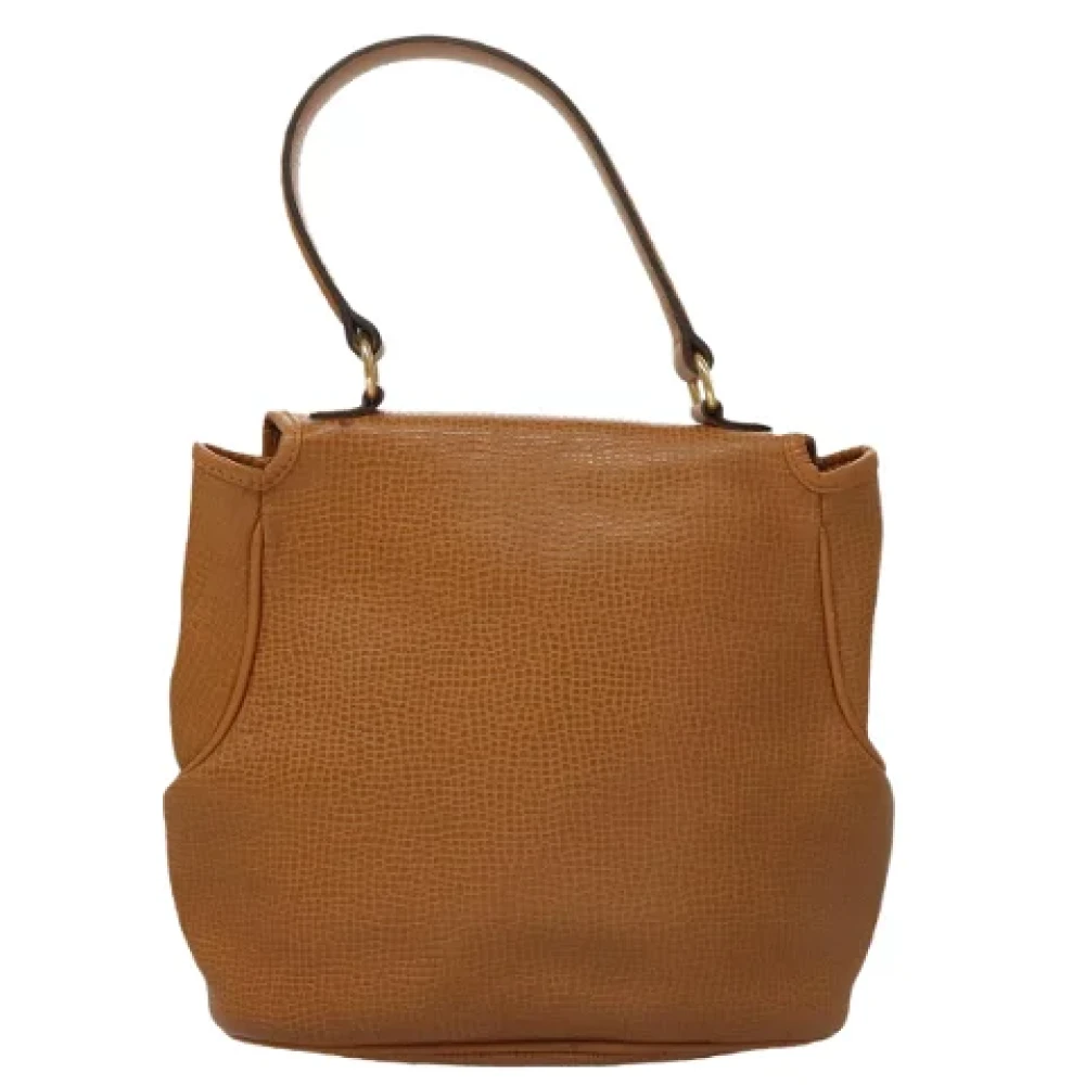 Dior Vintage Pre-owned Leather dior-bags Brown Dames