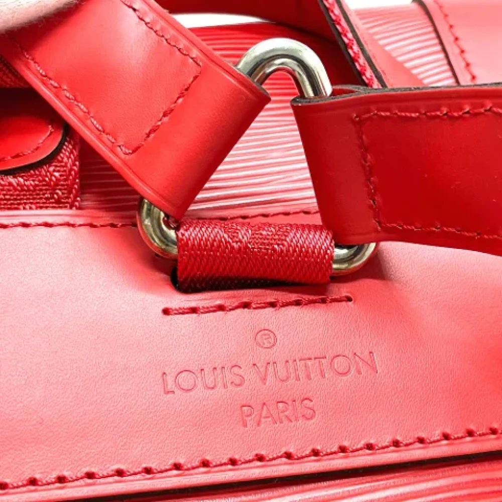 Louis Vuitton Vintage Pre-owned Leather louis-vuitton-bags Red Dames