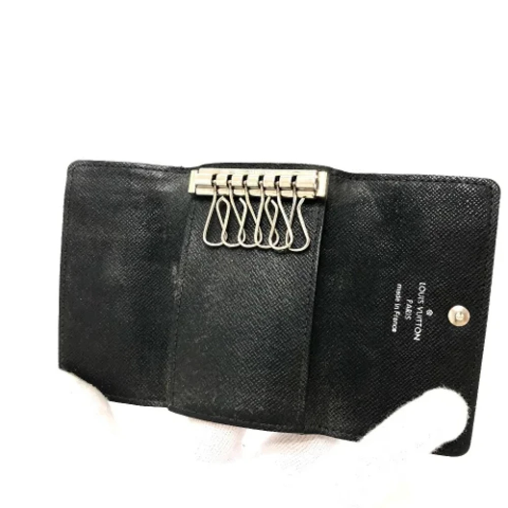 Louis Vuitton Vintage Pre-owned Fabric key-holders Black Heren
