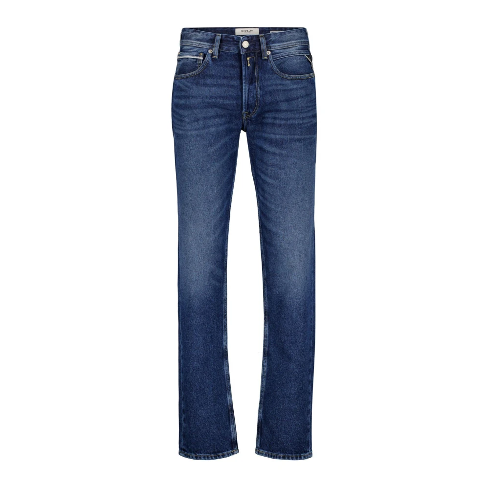 Replay Men's Blue Straight Fit Jeans, W31 L32, Grover Straight-Fit Jeans