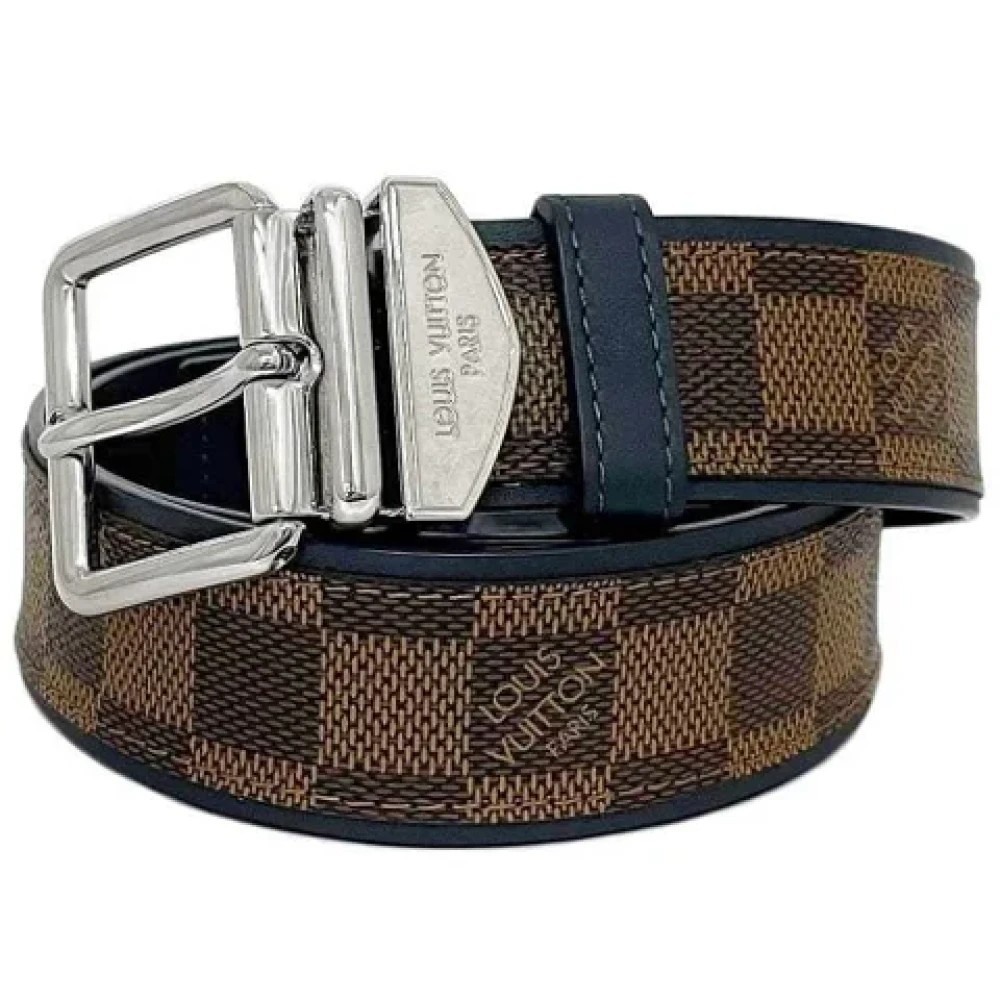 Louis Vuitton Vintage Pre-owned Canvas belts Brown Dames