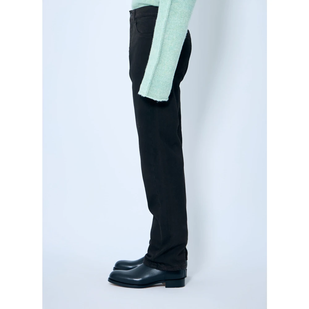 The Row Straight-leg Five-Pocket Jeans Black Heren