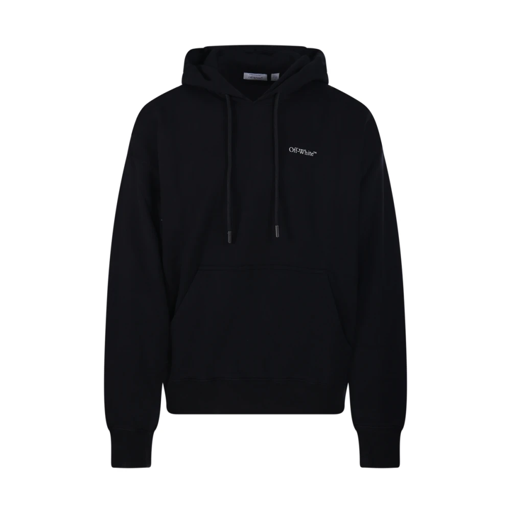 Off White Men's Black/White Half Arrow Skate Hoodie Swetashirt