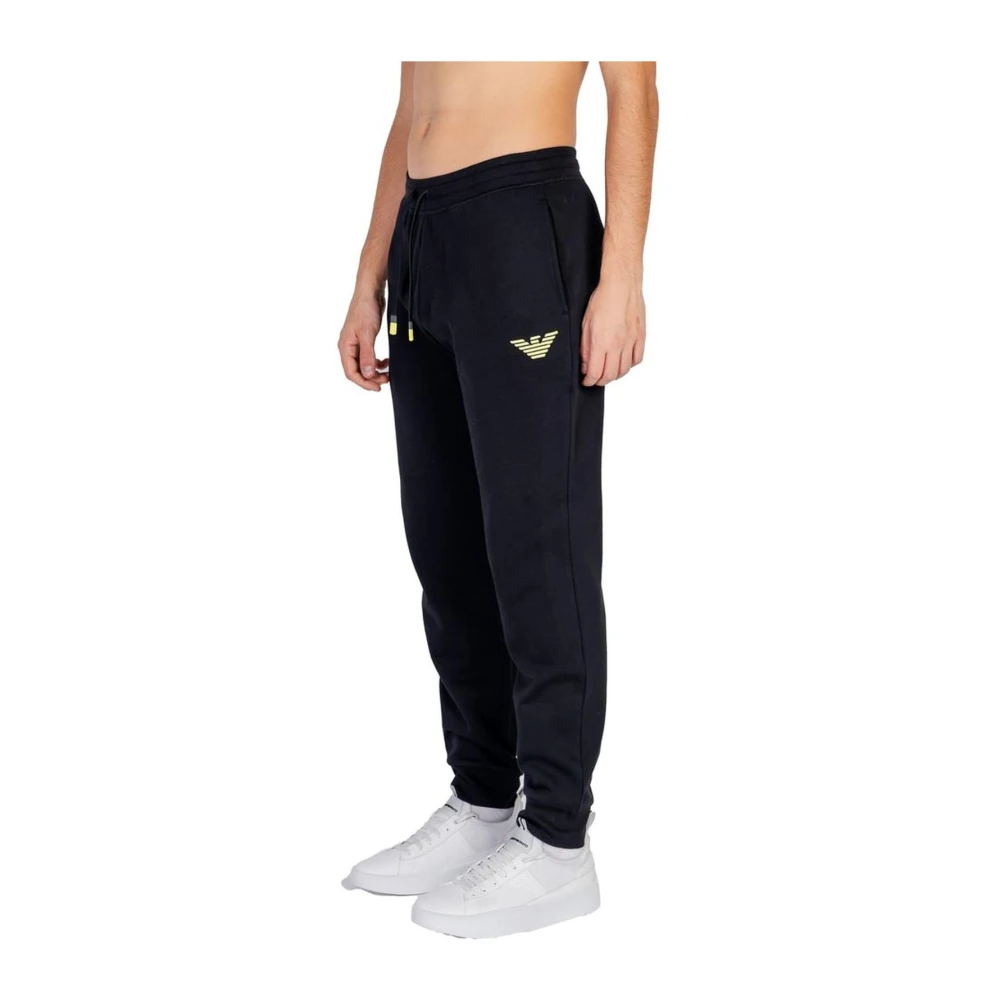 Emporio Armani Zwarte katoenen jeans en broeken collectie Black Heren