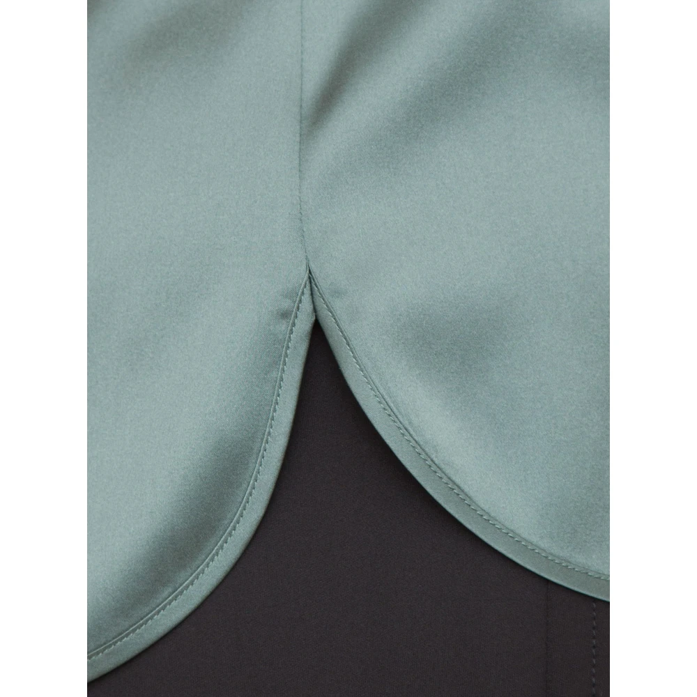 Max Mara Casual Katoenen T-Shirt Green Dames
