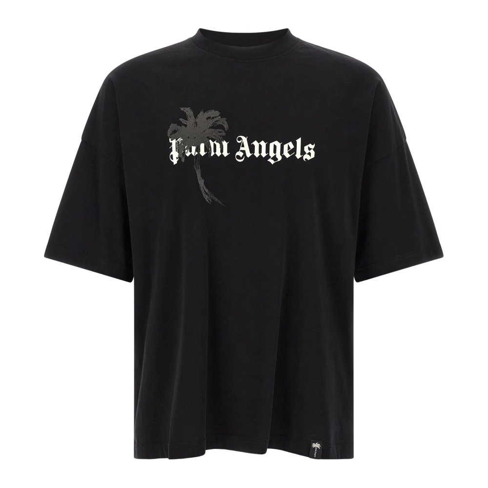 Palm Angels Palm Drift Loose T-Shirt - Male - T-Shirts - Black - M - Tops