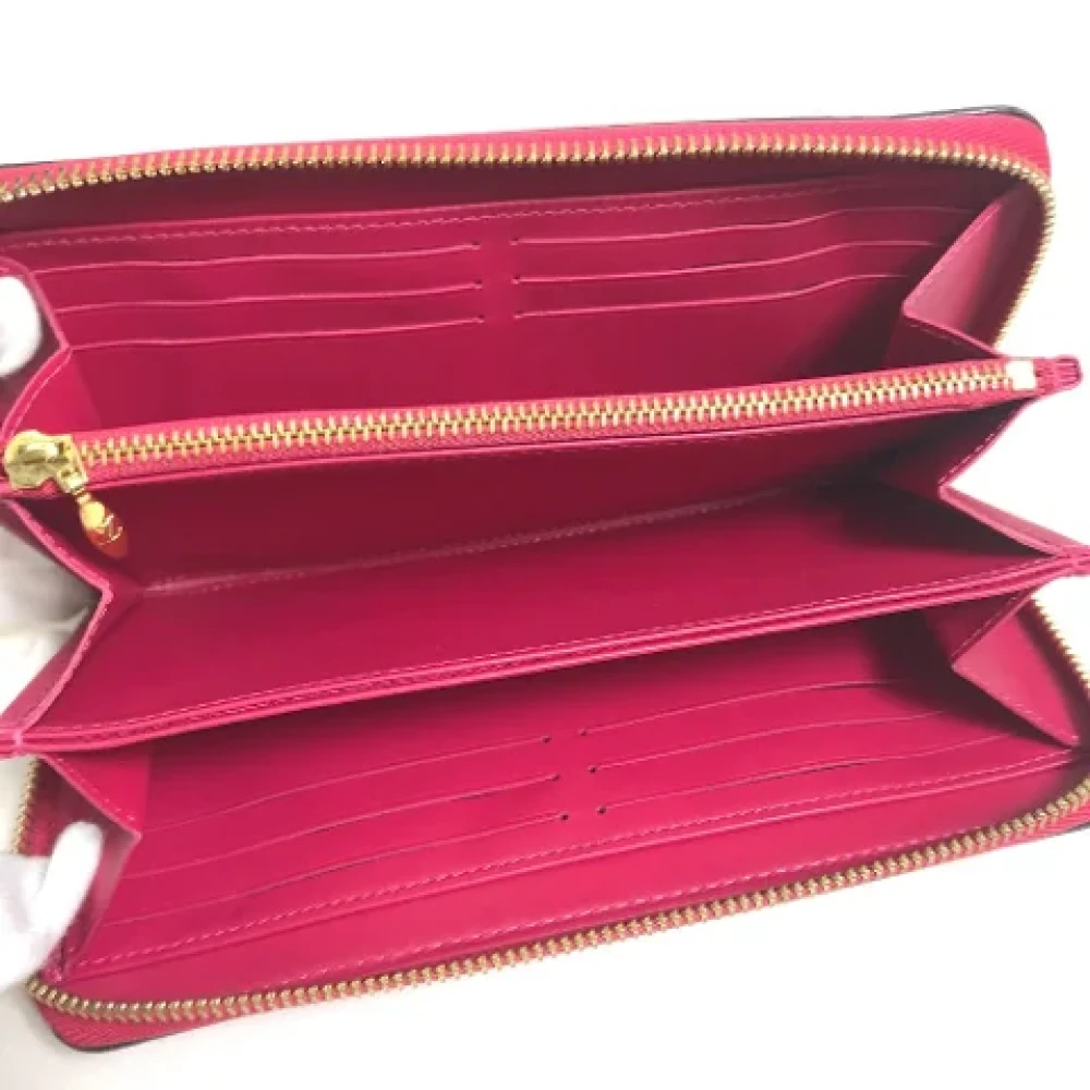 Louis Vuitton Vintage Pre-owned Leather wallets Pink Dames