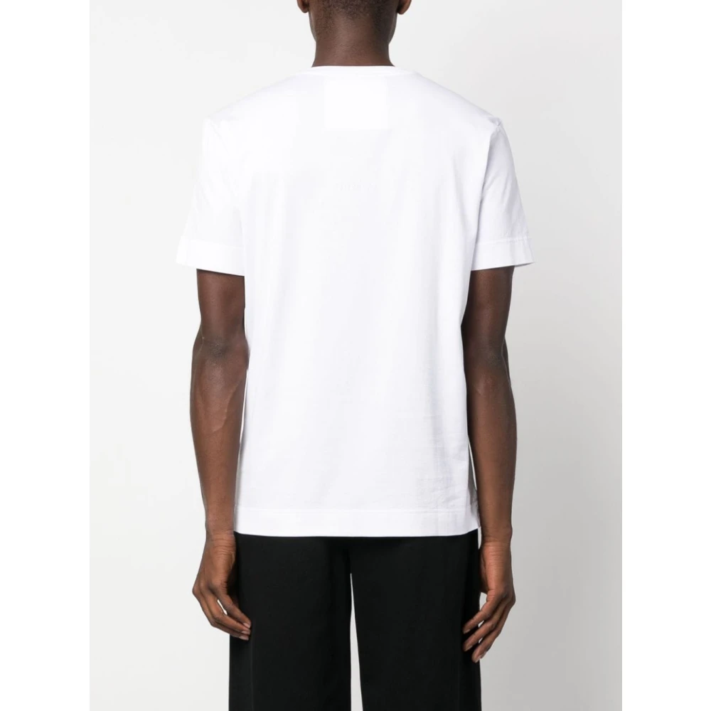 Givenchy 4G-Geborduurd Katoenen T-Shirt White Heren