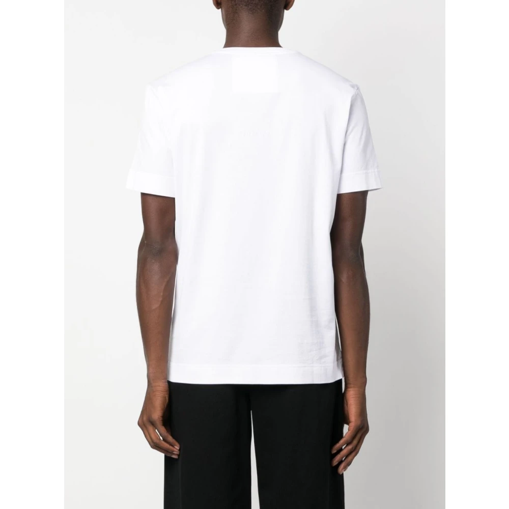 Givenchy 4G-Geborduurd Katoenen T-shirt White Heren