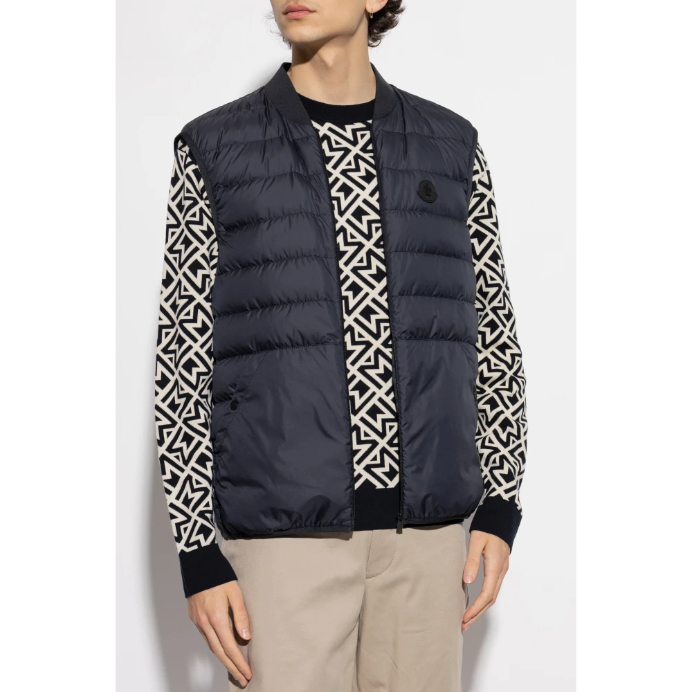 Moncler Tweelaagse jas Lanche Blue Heren