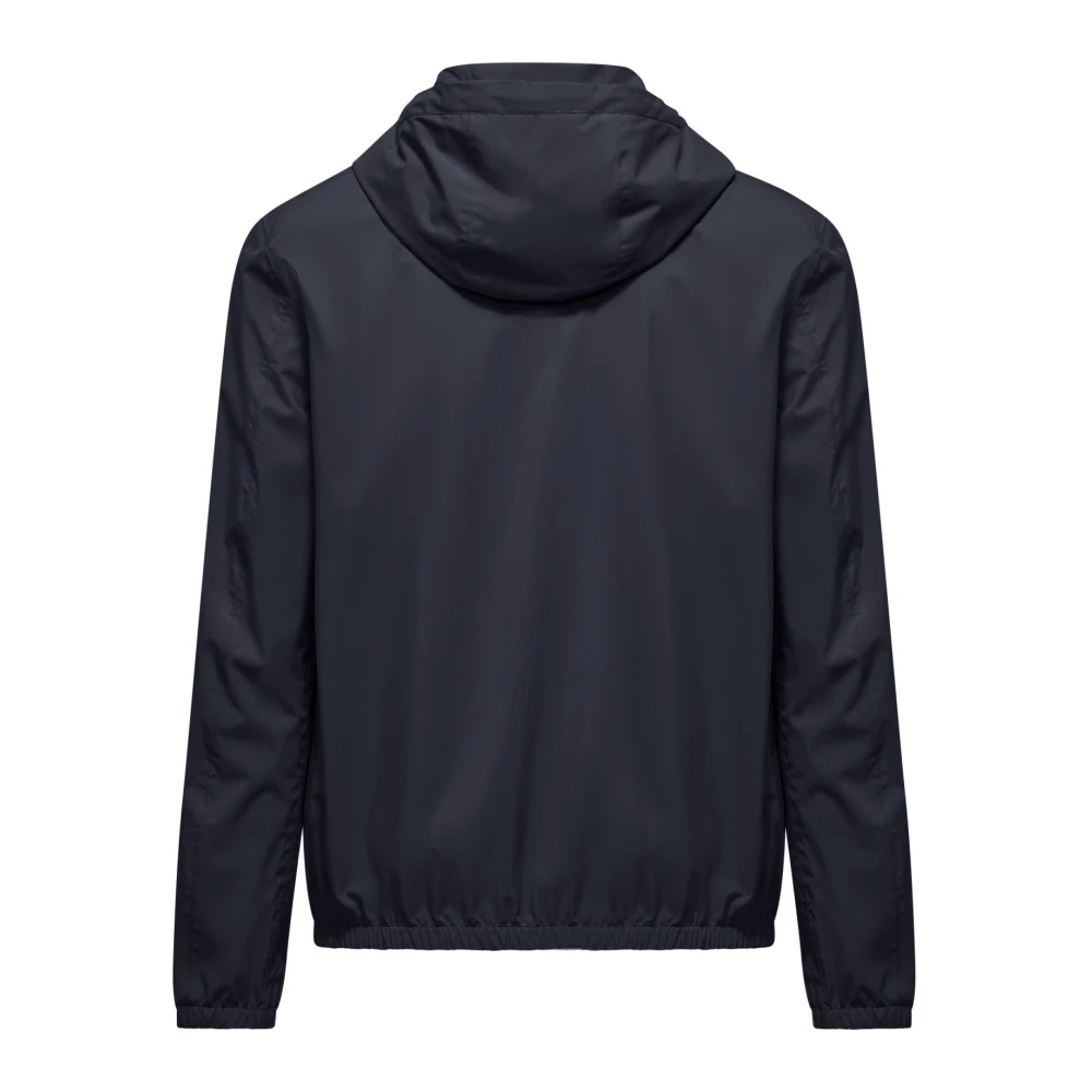 BomBoogie Gevoerde jas met capuchon Blue Heren