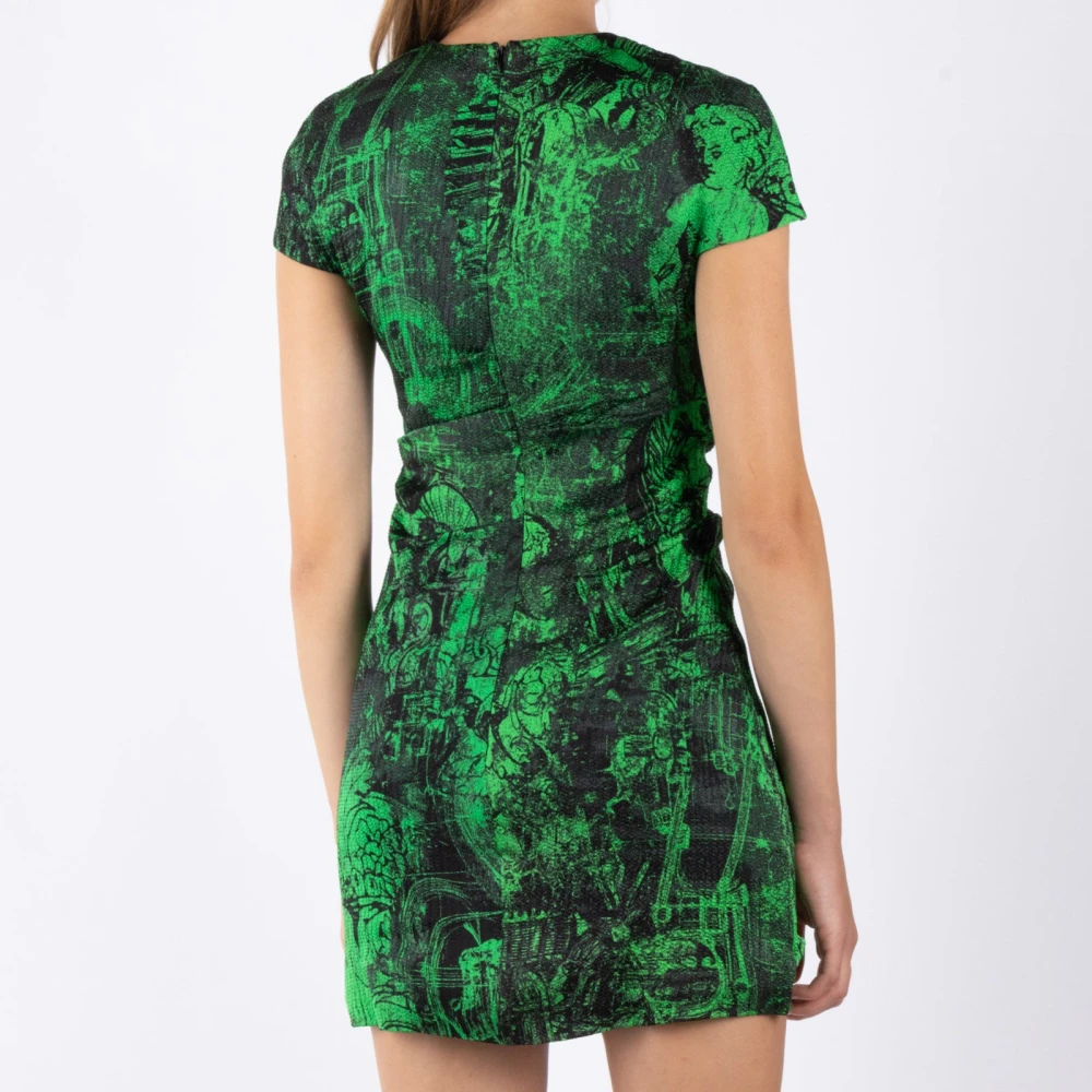 Acne Studios Groene Jurk A20735 Green Dames
