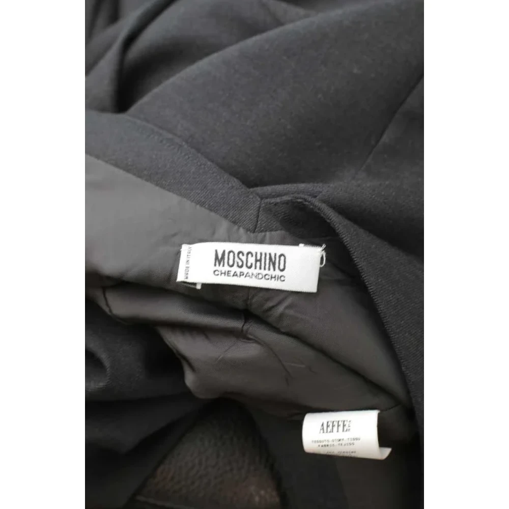 Moschino Pre-Owned Pre-owned Wool dresses Black Dames