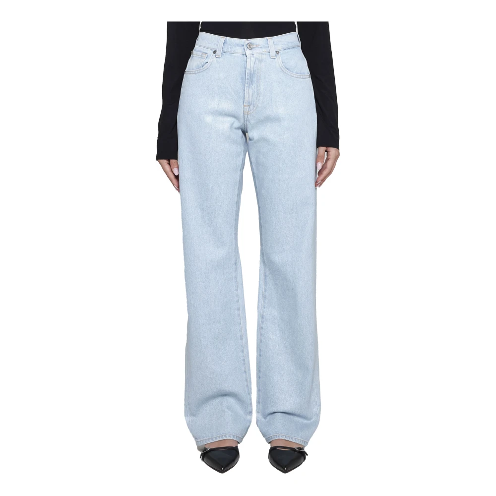 7 For All Mankind Blauwe Jeans Stijlvolle Denim Broek Blue Dames