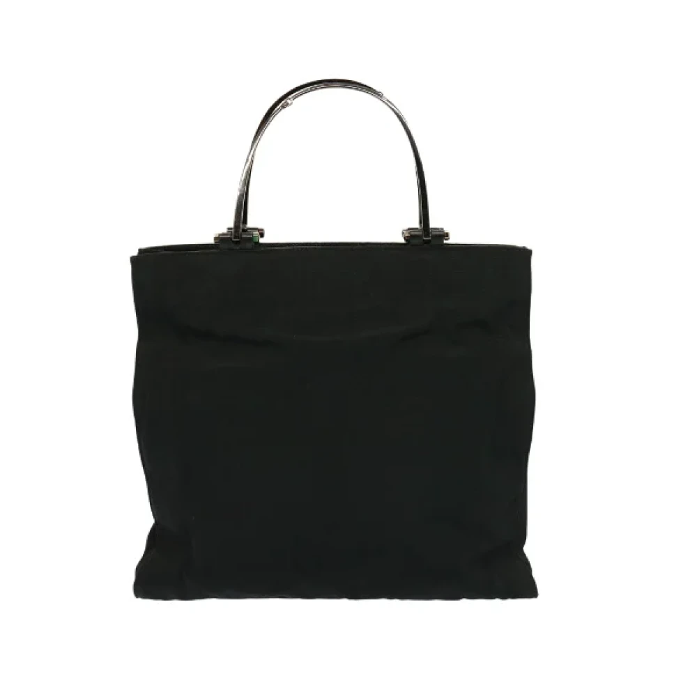 Gucci Vintage Pre-owned Nylon handbags Black Dames