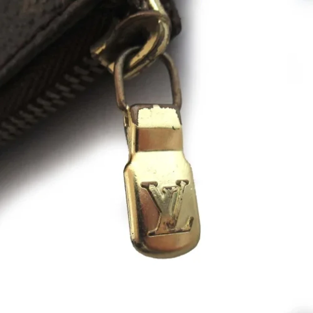 Louis Vuitton Vintage Pre-owned Canvas clutches Brown Dames