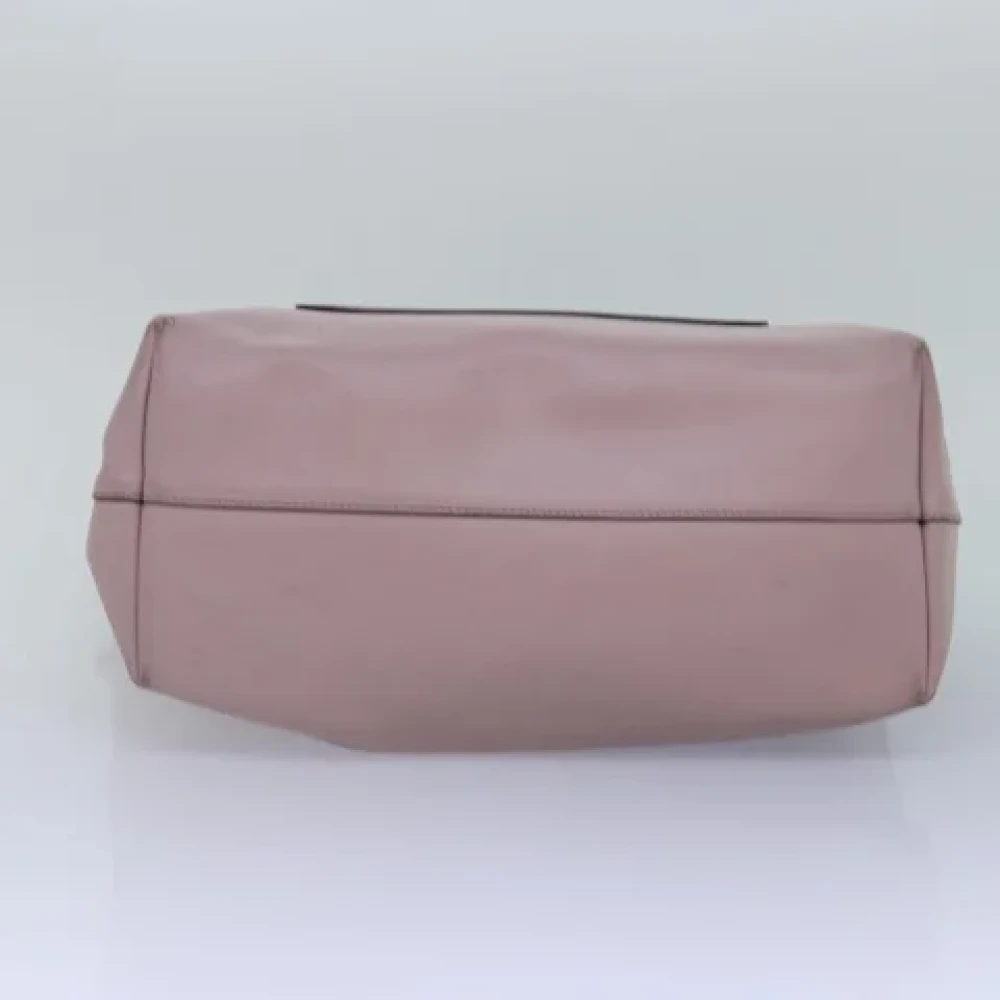 Prada Vintage Pre-owned Leather totes Pink Dames